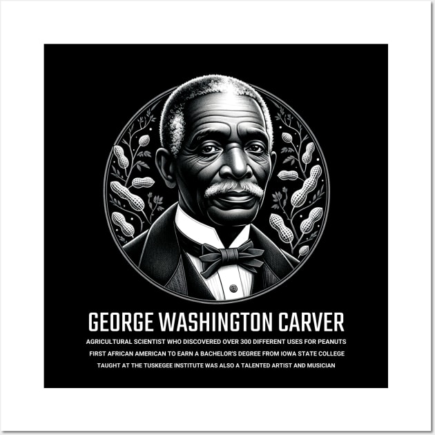 George Washington Carver Wall Art by UrbanLifeApparel